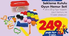 GOKİDY OYUNCAK SAKLAMA KUTULU OYUN HAMURU SETİ fiyat ve kampanya bilgisi